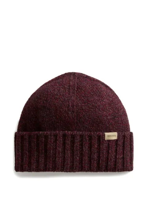 Woolrich gorro tejido de canalé