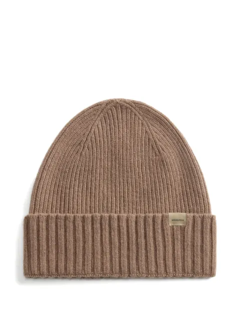 Woolrich wool blend scarf and beanie hat set