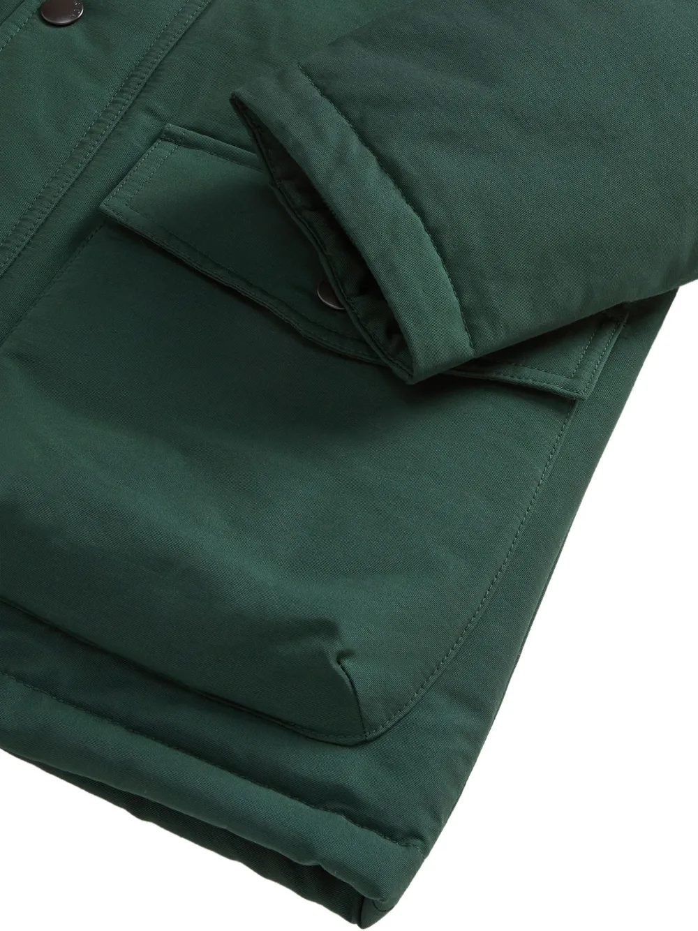 Woolrich Kids Parka met capuchon Groen