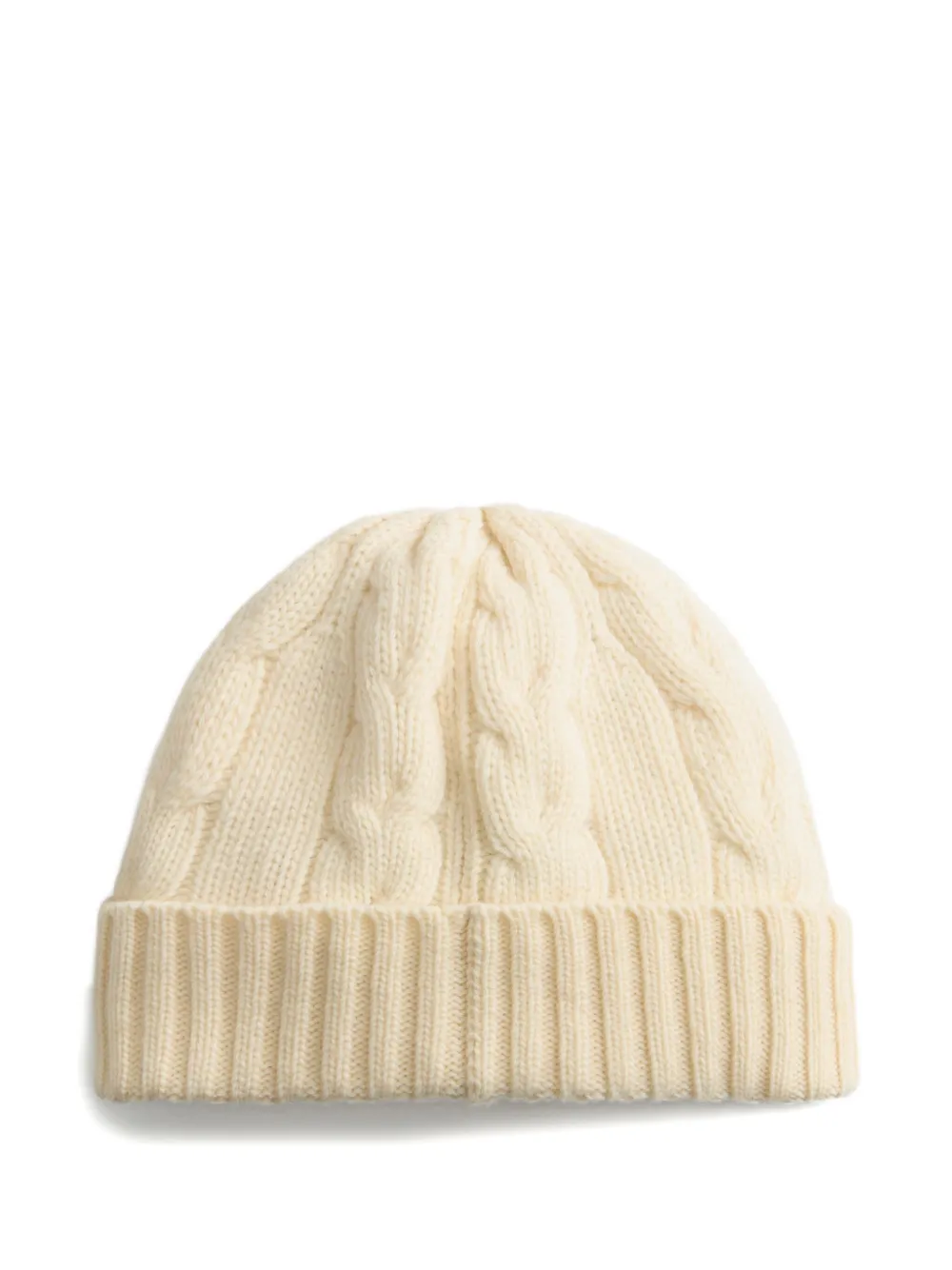 Woolrich Kabelgebreide muts - Beige
