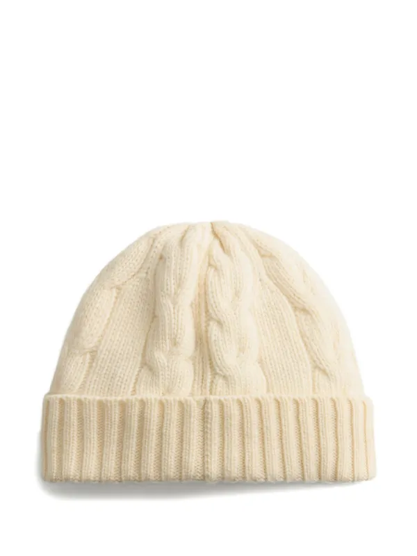 Woolrich ケーブルニット ビーニー | ニュートラル | FARFETCH JP
