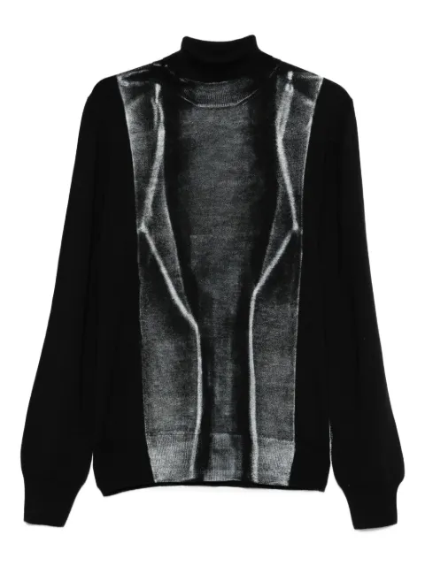 MM6 Maison Margiela Pullover mit Stehkragen