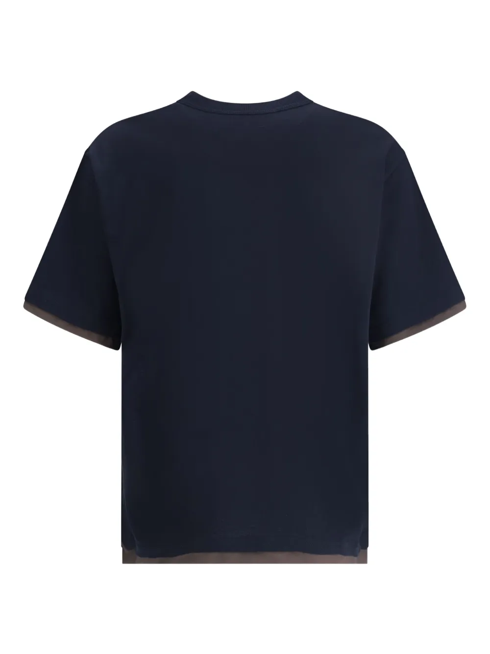 sacai Gelaagd T-shirt met zak Zwart