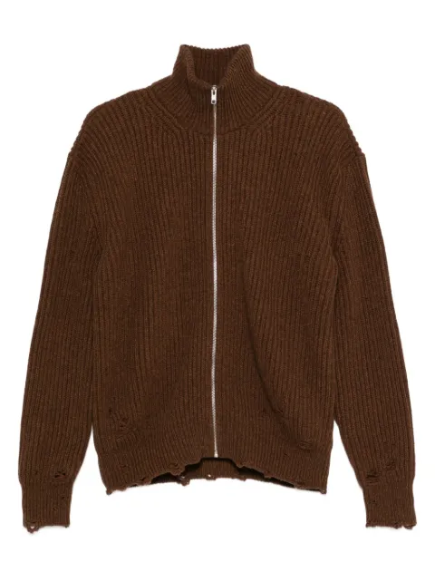 MM6 Maison Margiela Ausgefranster Cardigan