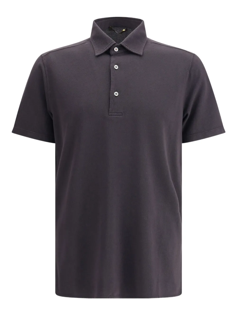 short-sleeve button polo shirt