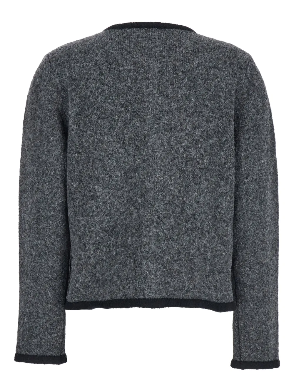 Semicouture button-detailed pocket cardigan Zwart