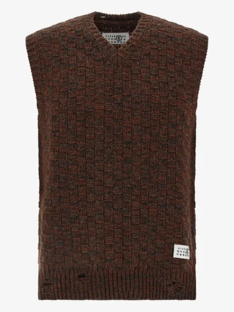 MM6 Maison Margiela sleeveless sweater