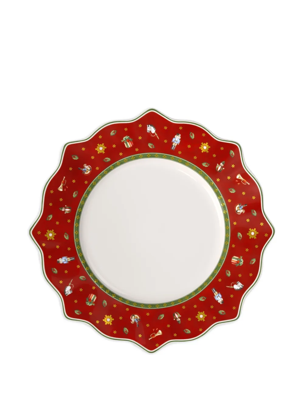 Villeroy & Boch Delight scalloped-edge plate (26cm) - Rot