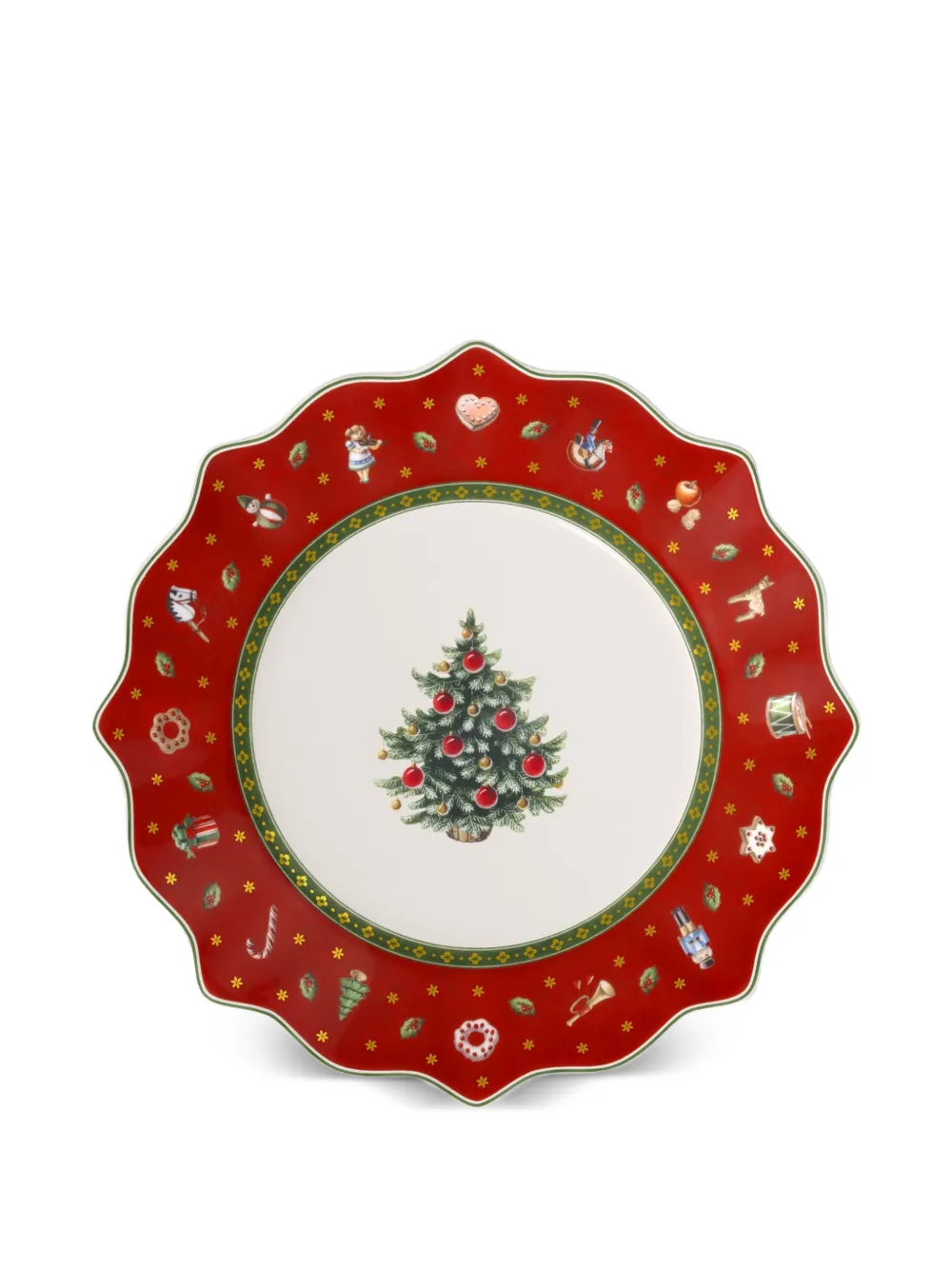 Villeroy & Boch Toy's Delight christmas-tree plate - レッド Villeroy & Boch Toy's Delight christmas-tree plate - レッド