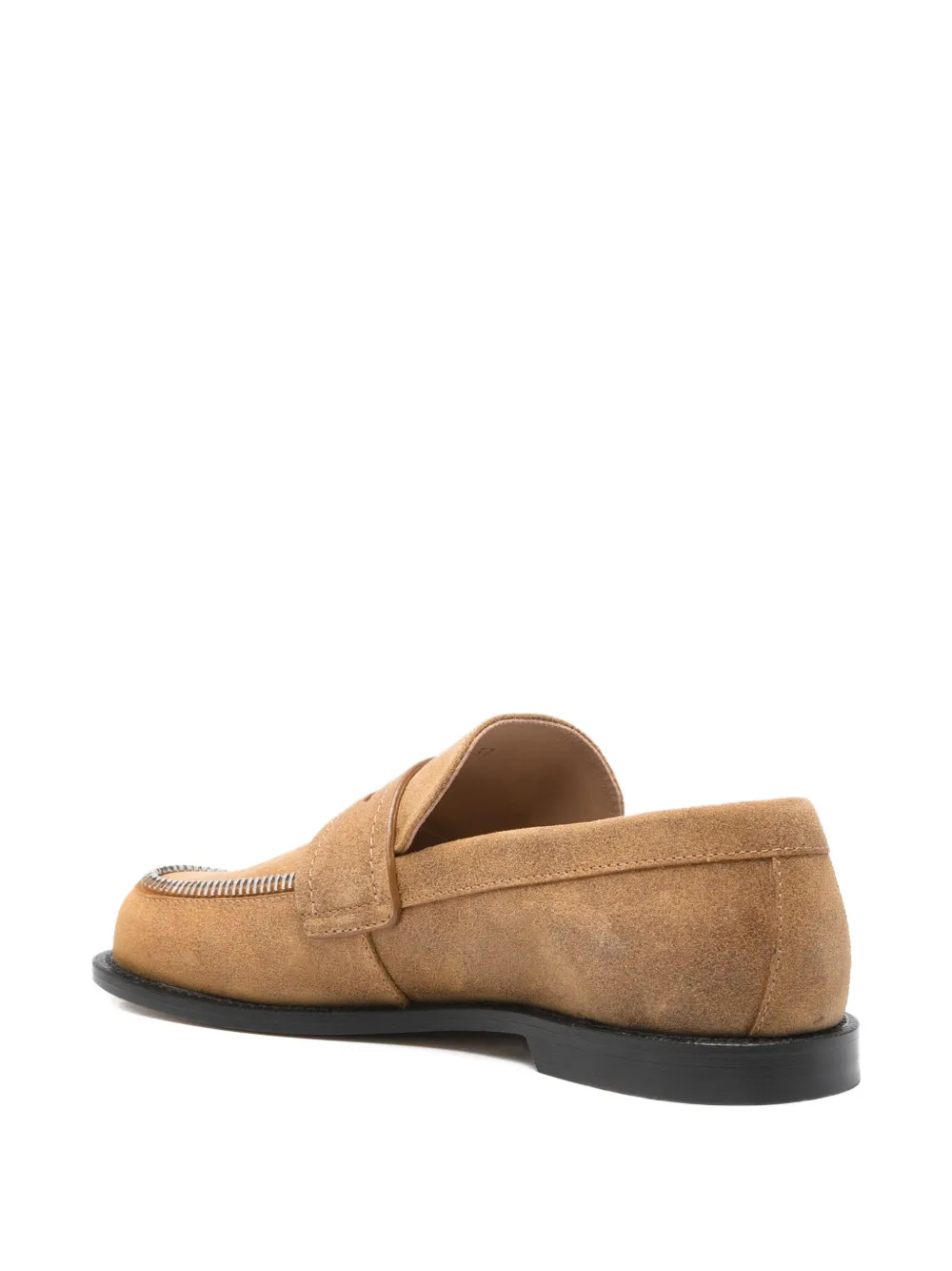 JW Anderson zip-detail penny loafers Neutrals