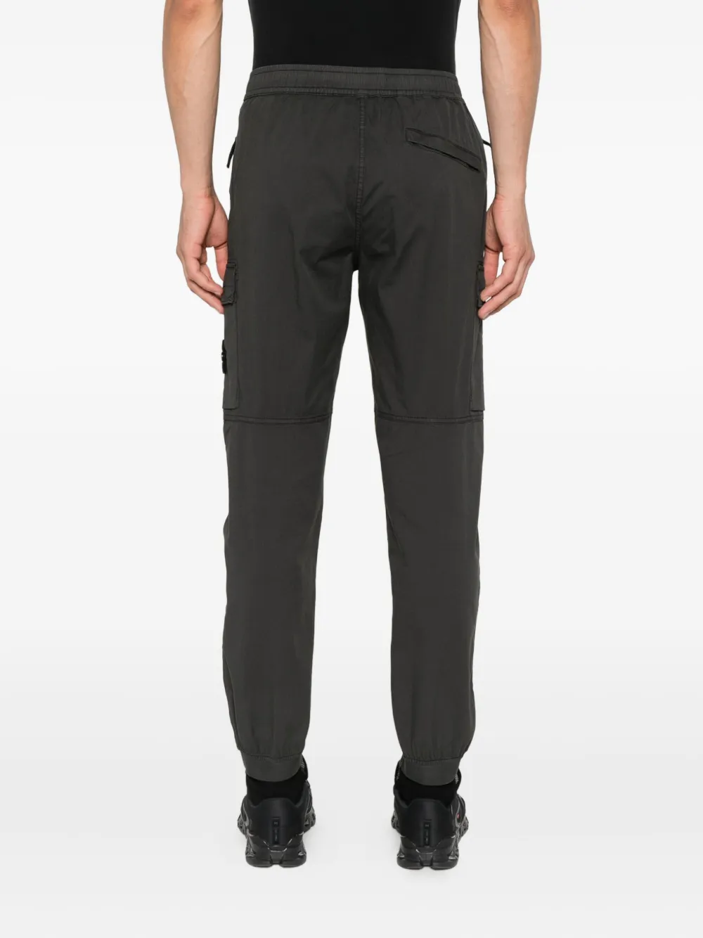 Stone Island Broek met cargo zak Grijs