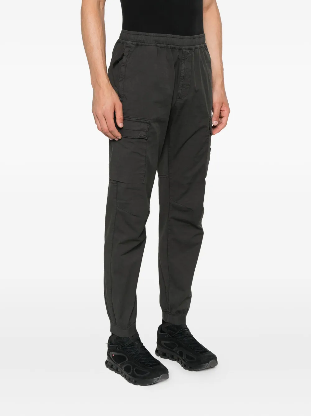Stone Island Broek met cargo zak Grijs