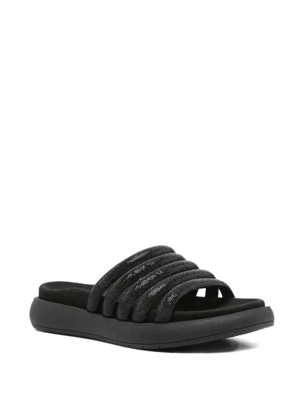 GABOR glitter-embellished slip-on sandals | Flat Sandals | Image 2