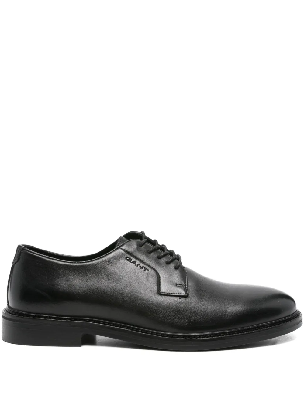 Gant lace-up leather derby shoes Black