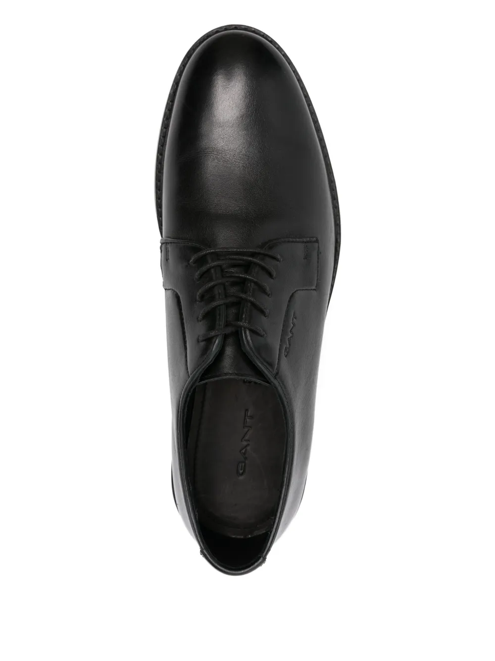 Gant lace-up leather derby shoes Black