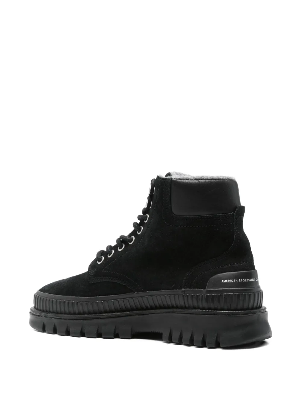 Gant lace-up hiking boots Black