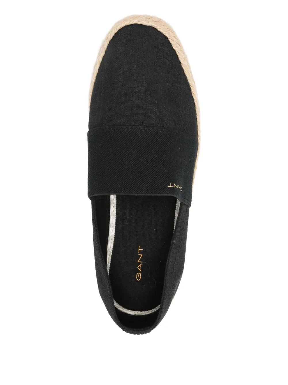 Gant Raffiaville rope espadrilles Black