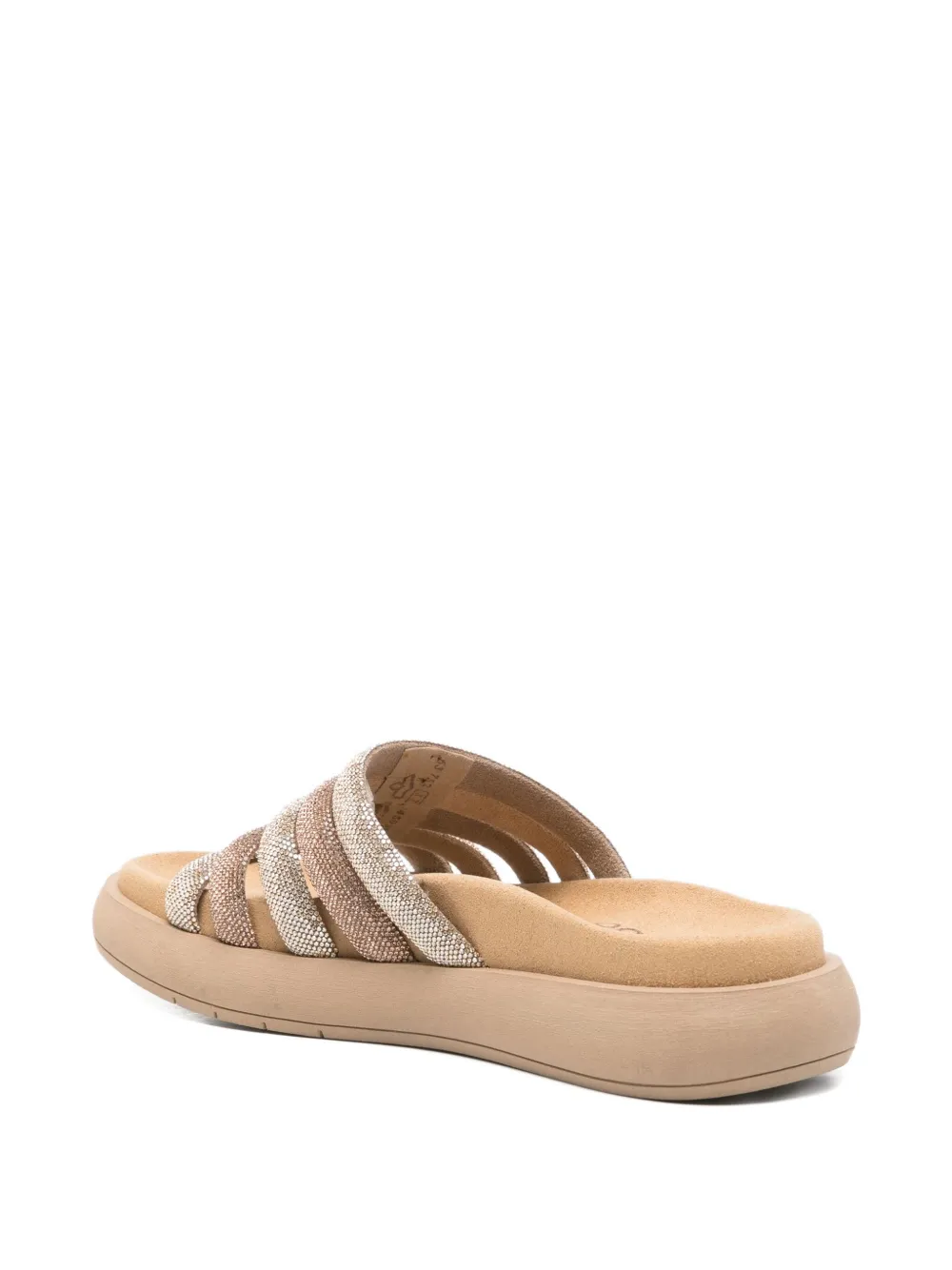GABOR Slippers met meerdere bandjes Goud