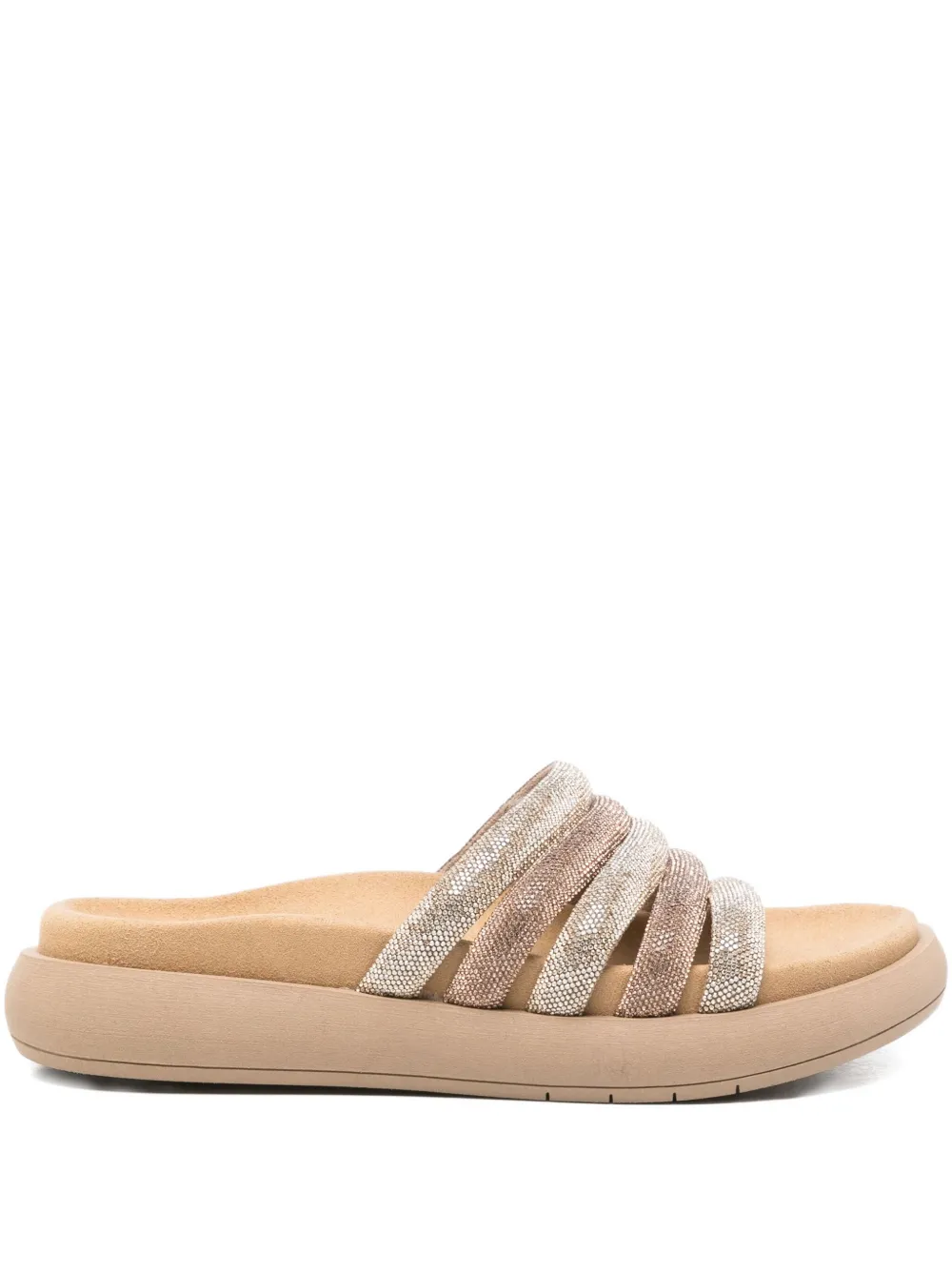 GABOR multi-straps slides | Gold | Image 1