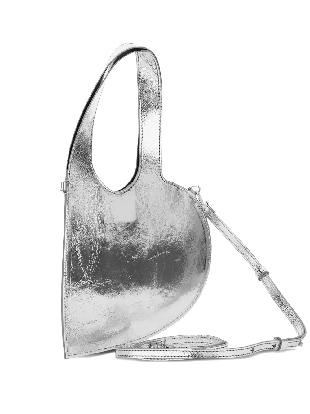Coperni Baby Heart metallic tote bag Grijs