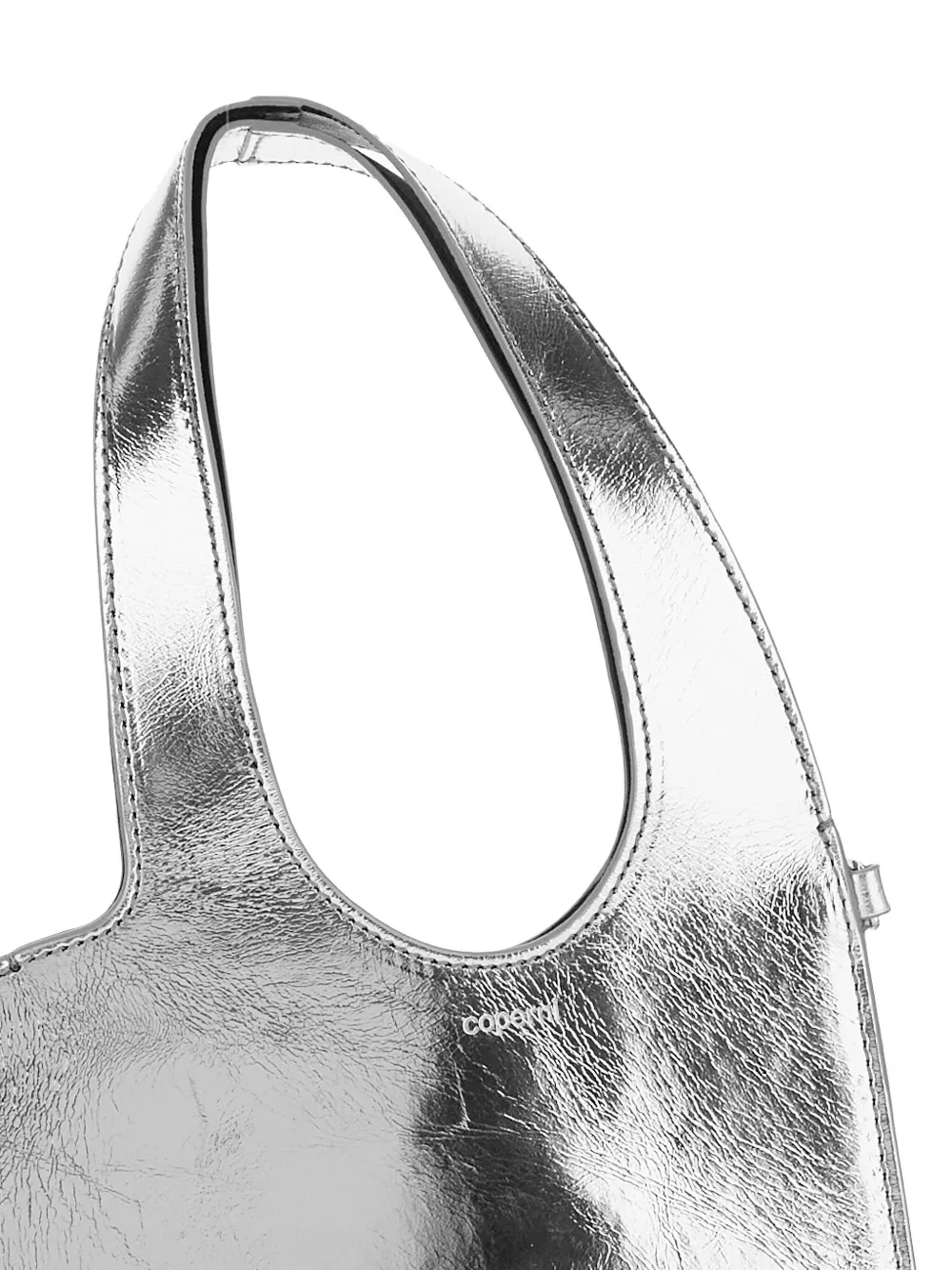 Coperni Baby Heart metallic tote bag Grijs