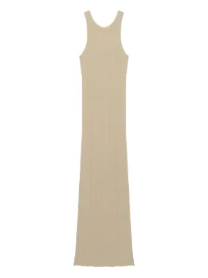ETERNE Halter Maxi Dress | Neutrals | FARFETCH