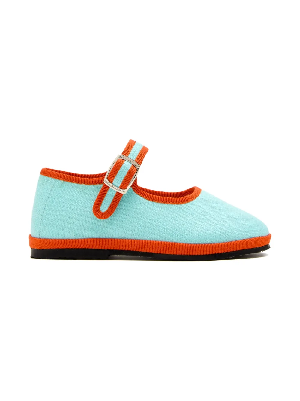 CAPULETTE buckle-strap ballerina shoes Blue