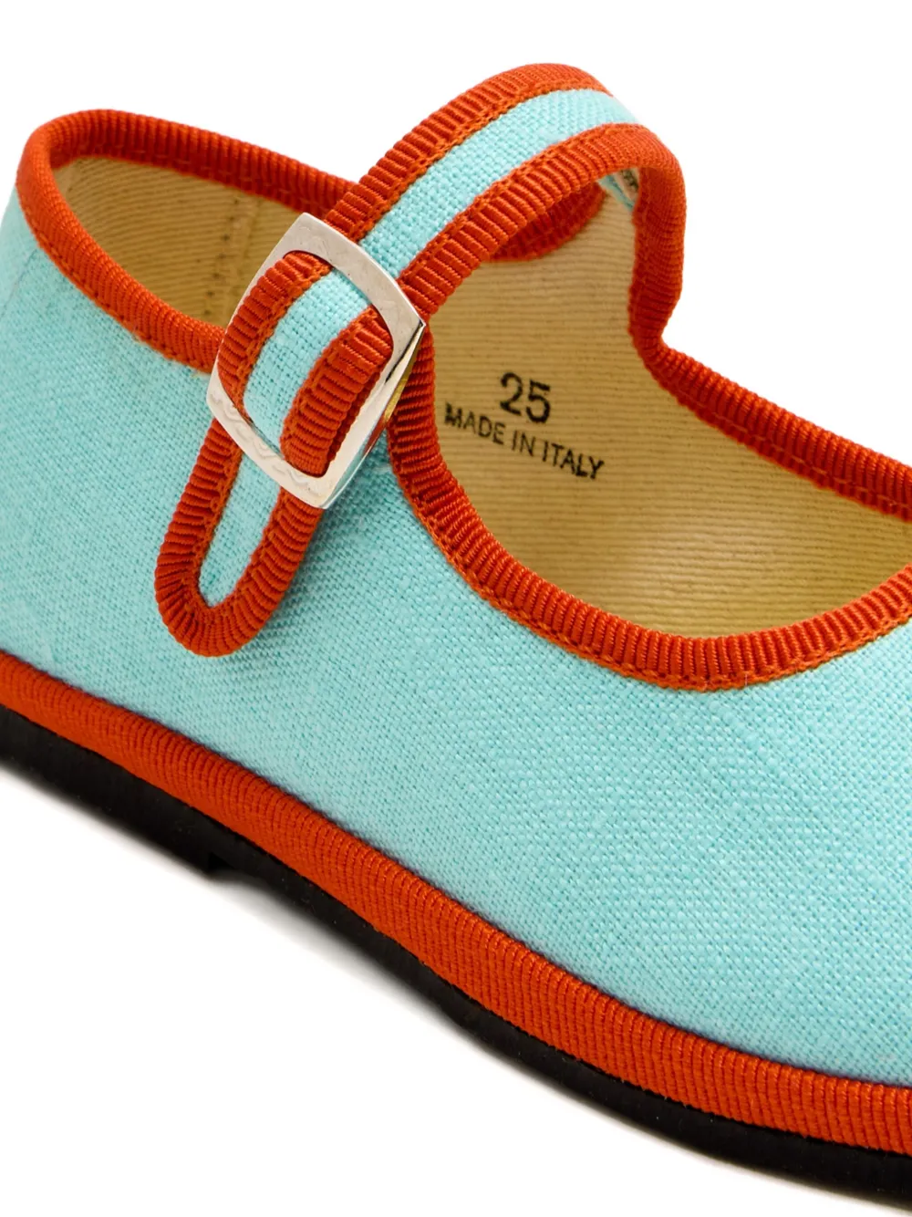 CAPULETTE buckle-strap ballerina shoes Blue