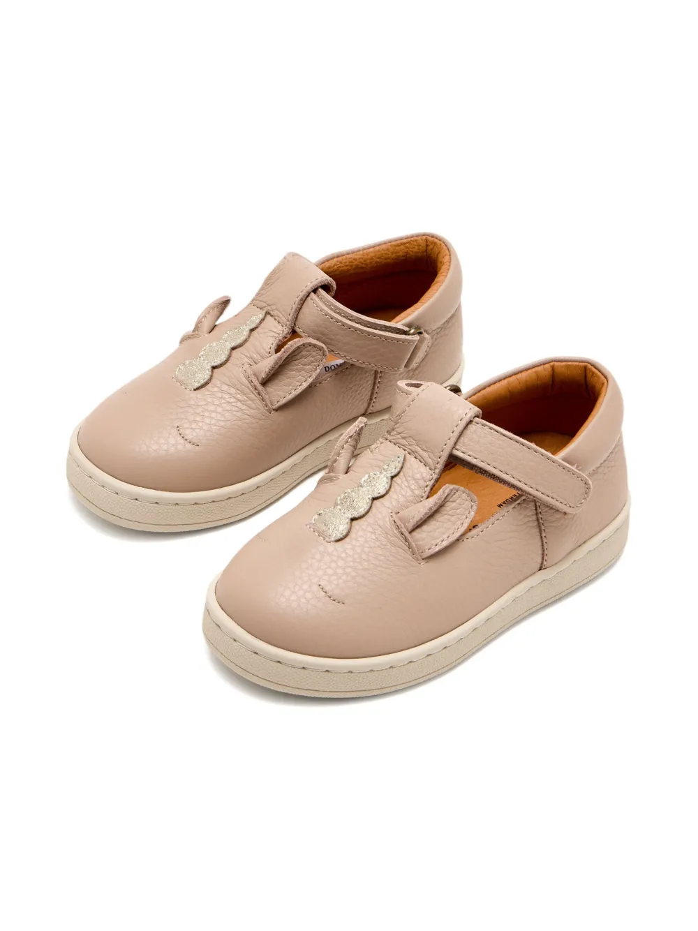 Donsje unicorn-embellished touch-strap sneakers Pink