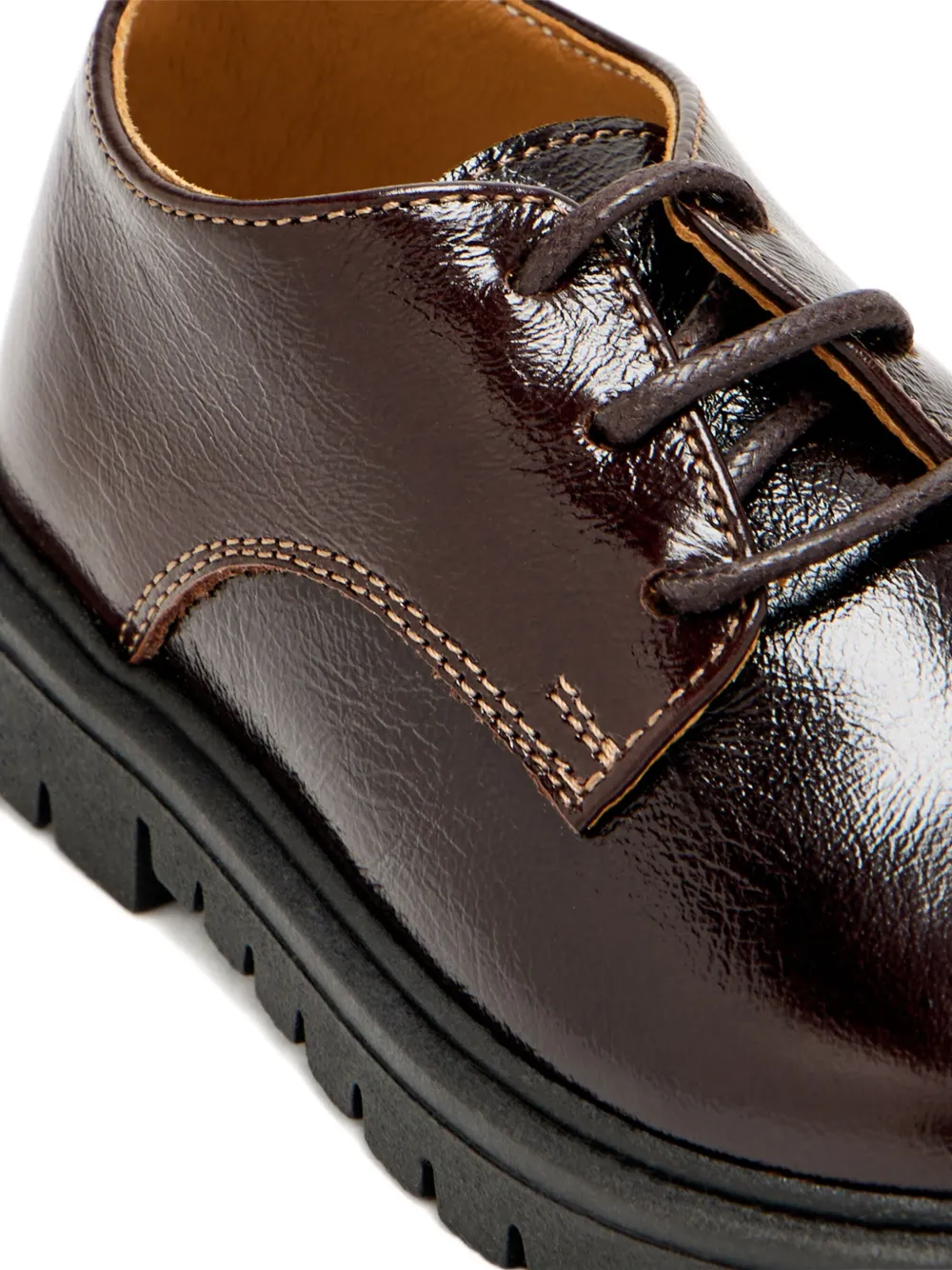 BabyWalker lace-up leather brogues Brown