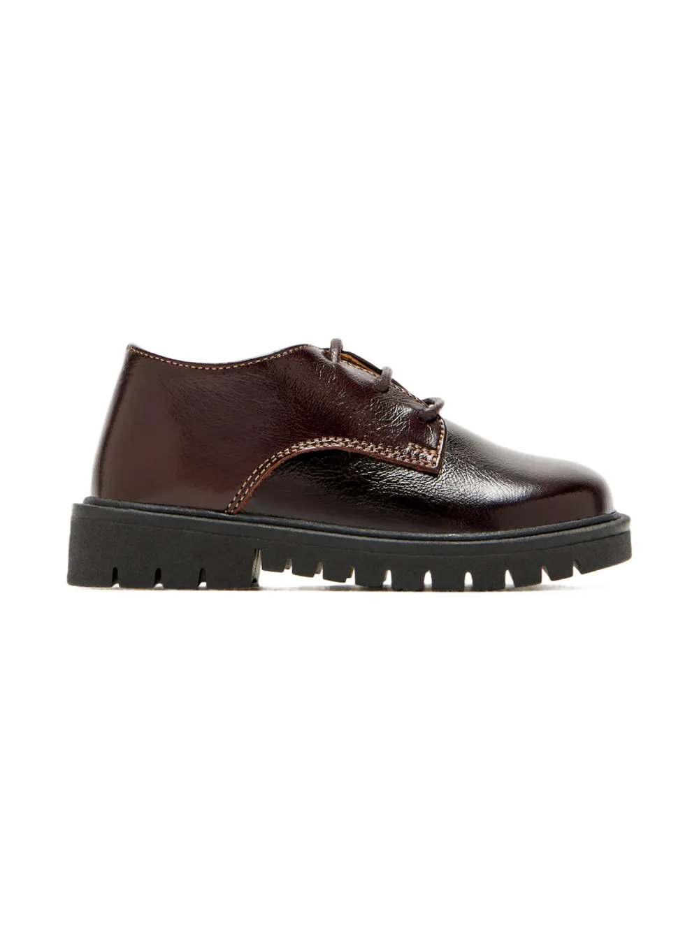 BabyWalker lace-up leather brogues Brown