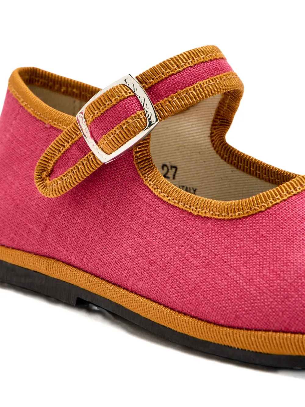 Capulette Buckle-strap Ballerina Shoes In Pink