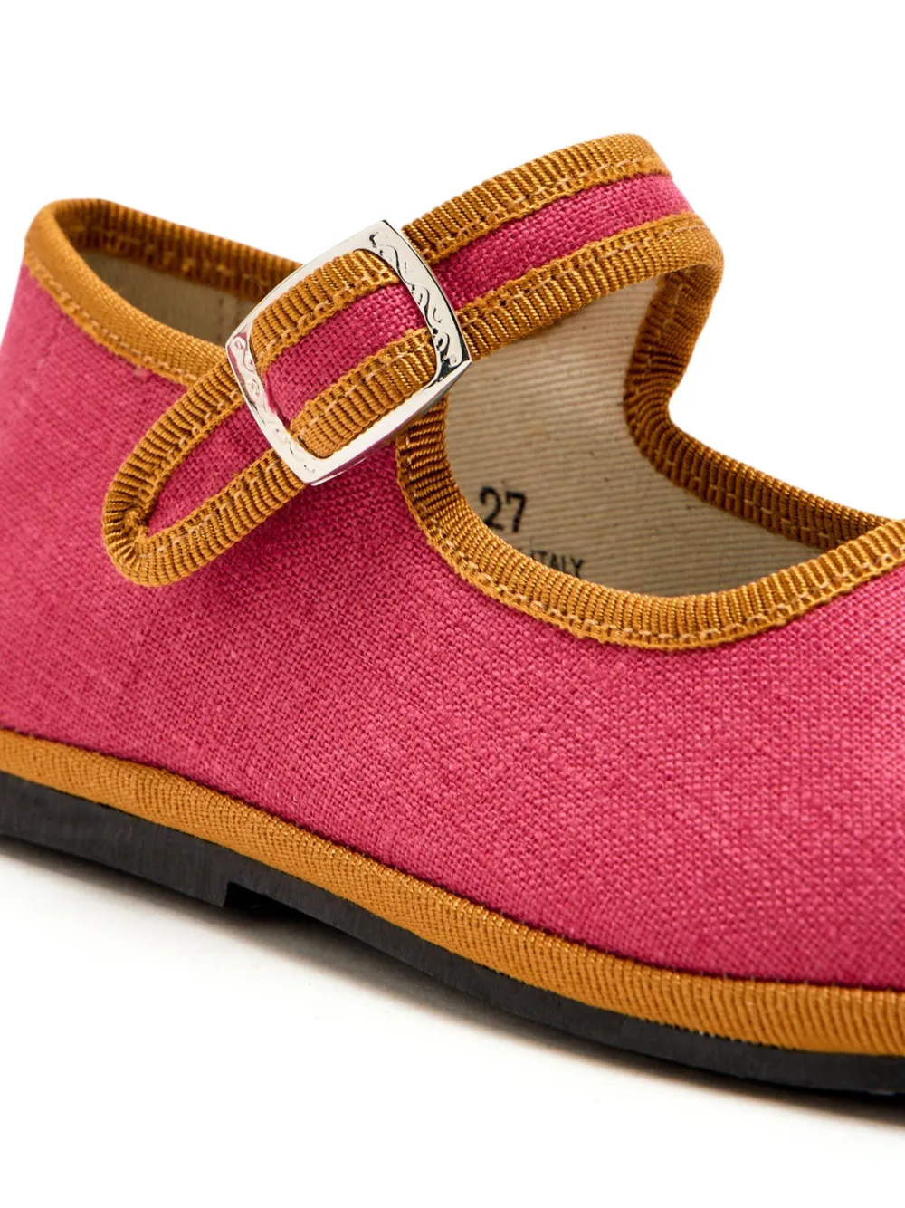 CAPULETTE buckle-strap ballerina shoes Pink