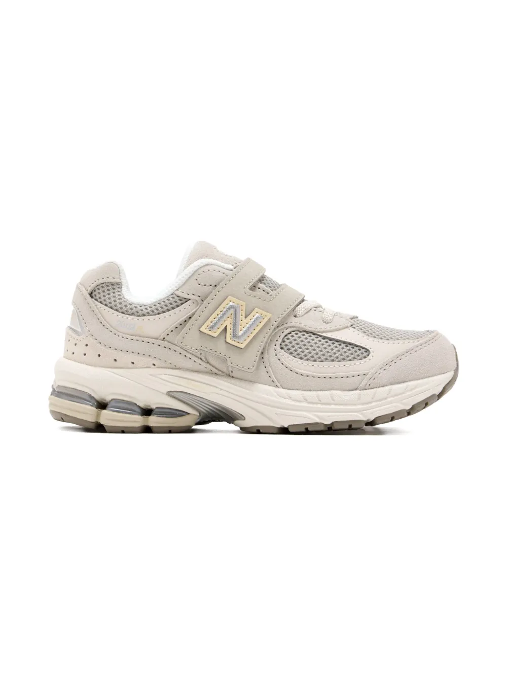 New Balance Kids 2002R touch-strap sneakers Grey