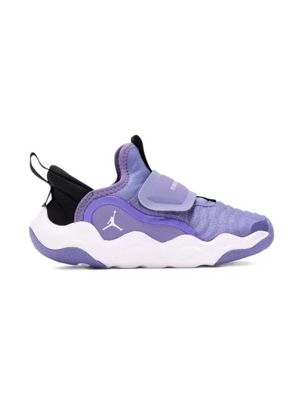 Nike Kids Baskets Jordan à Attache Scratch Violet