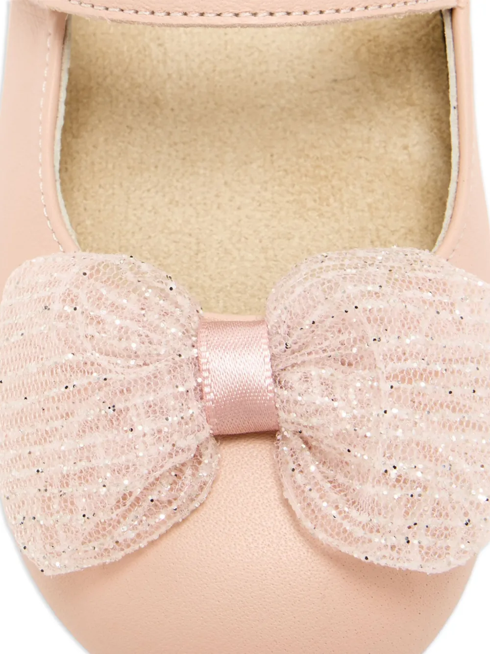 BabyWalker Ballerina's verfraaid met strik Roze