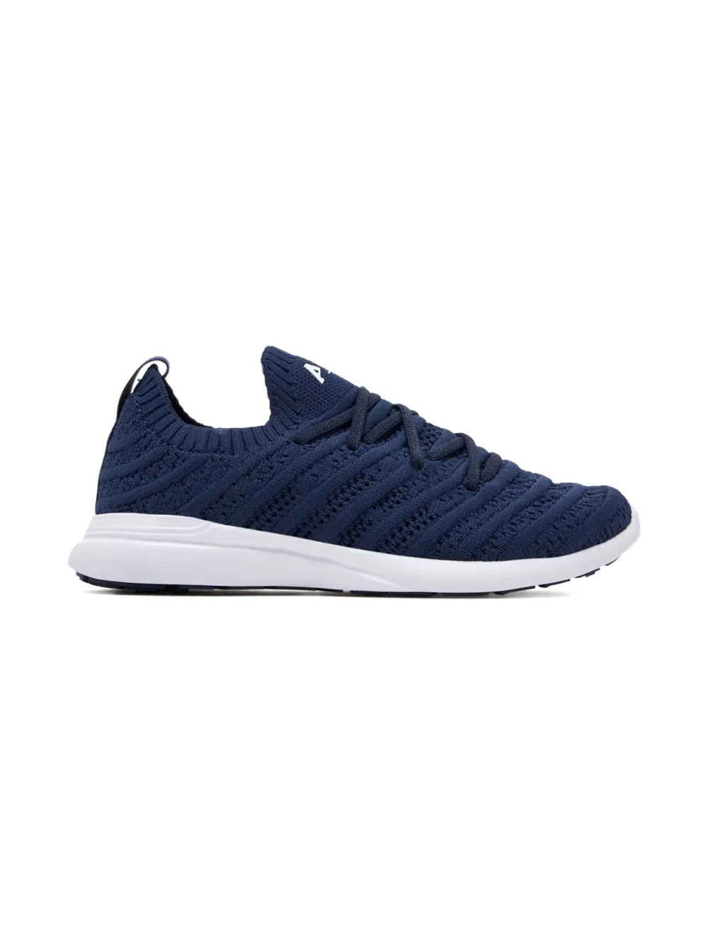 APL: ATHLETIC PROPULSION LABS textured-knit lace-up sneakers | Blue | Image 1
