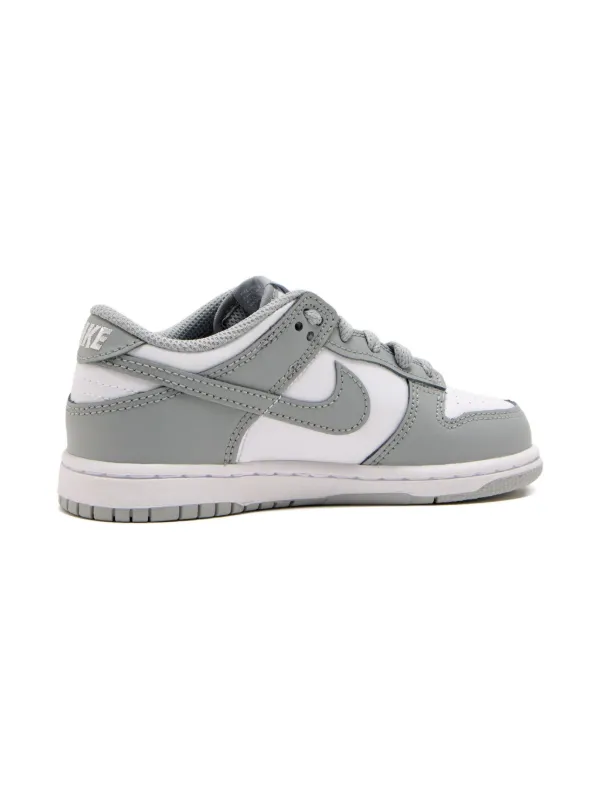 Nike Kids Dunk low-top Sneakers | Grey | FARFETCH ZA