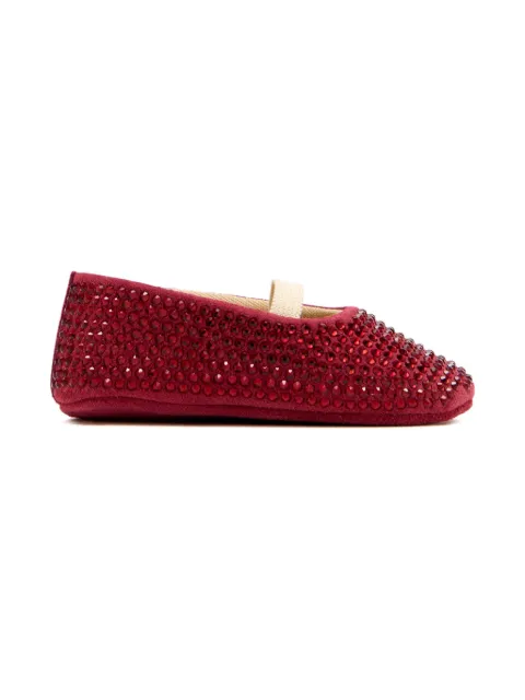 BabyWalker embellished ballerinas