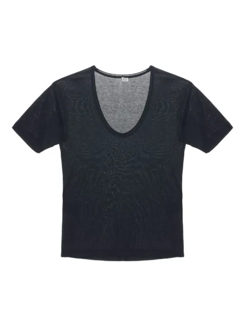 TOTEME playera con cuello redondo