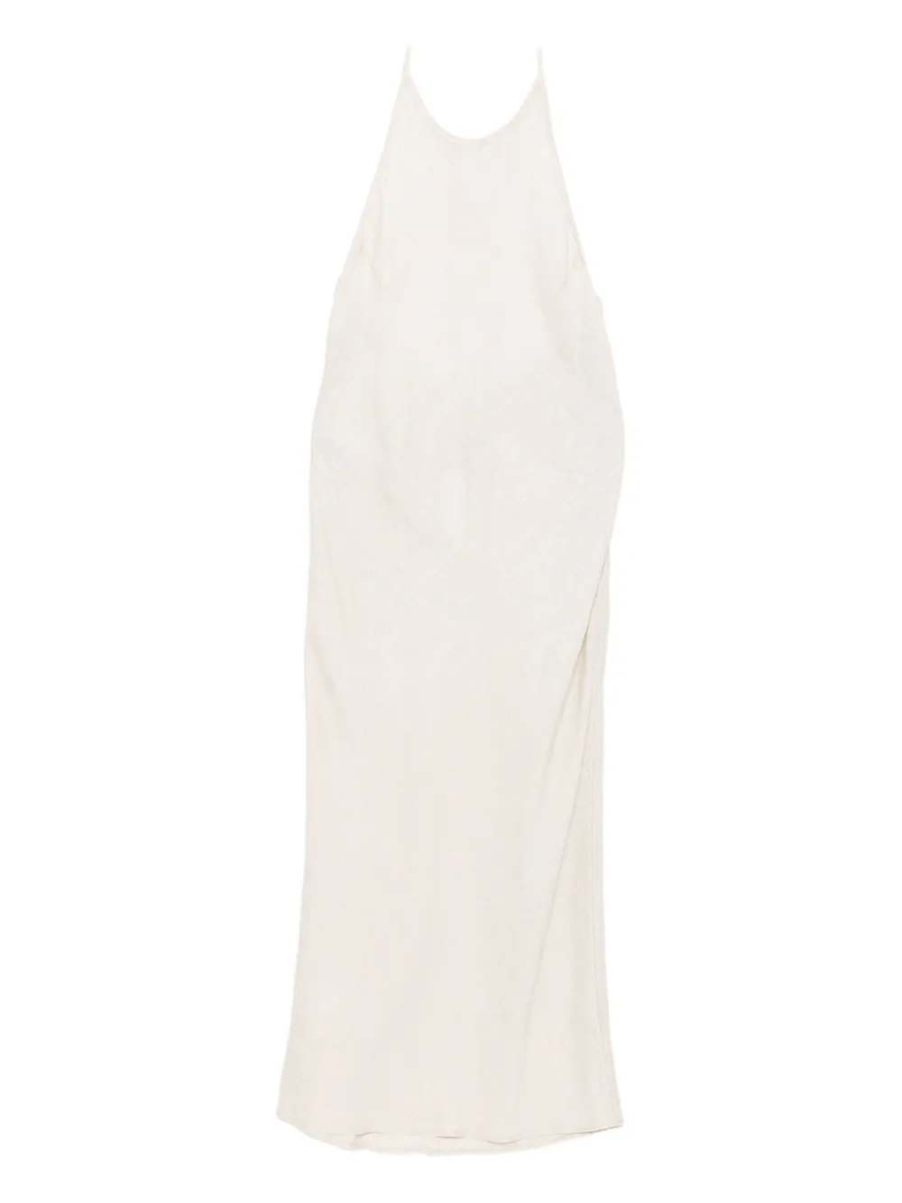 James Perse Halter Linen Dress In Neutral