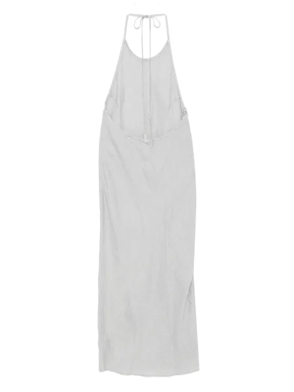 James Perse Halter Linen Dress - Grey