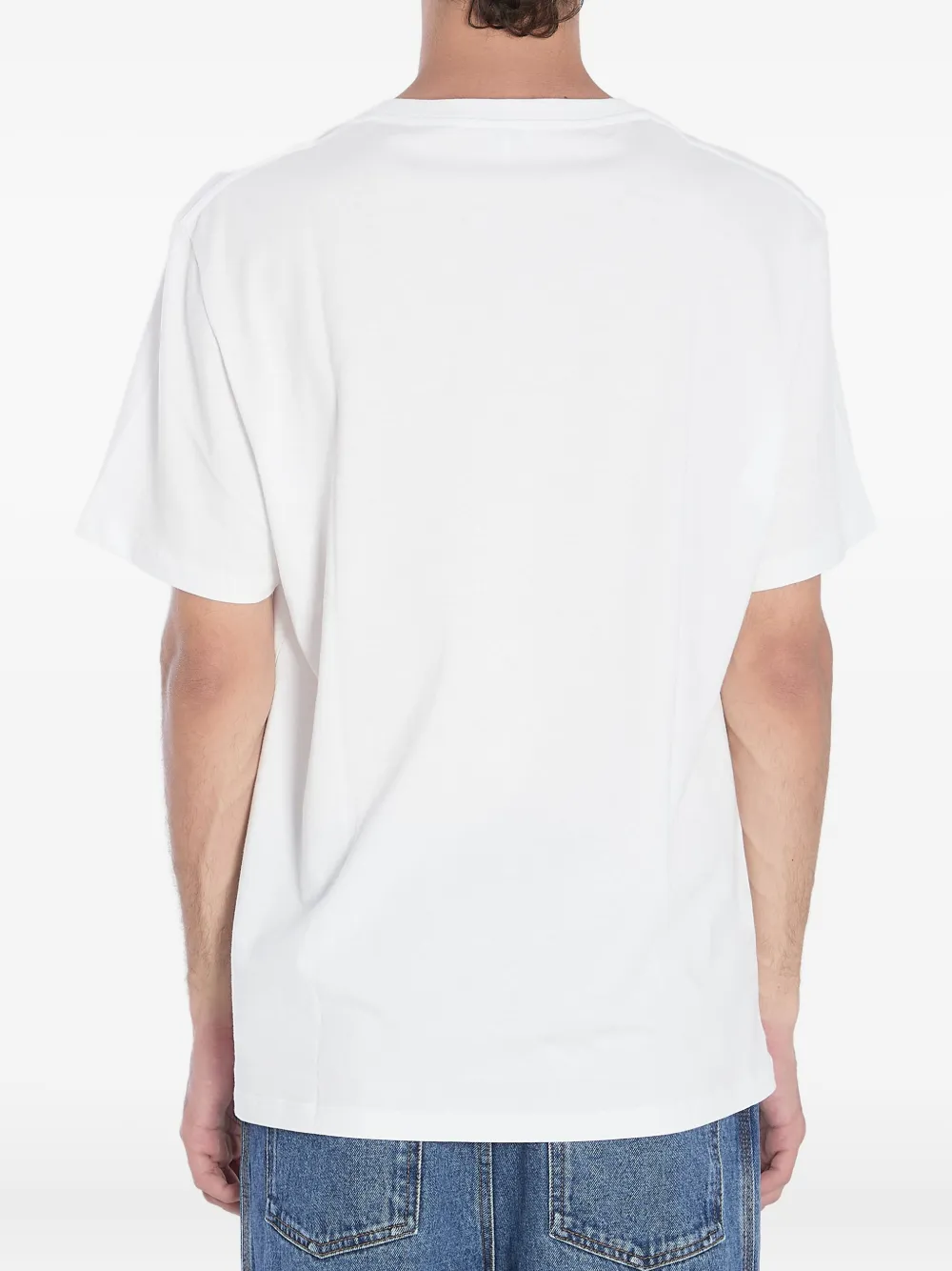 LOEWE T-shirt met logo 2100|WHITE