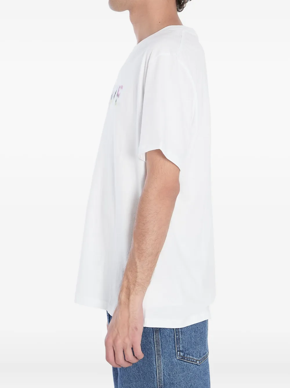 LOEWE T-shirt met logo 2100|WHITE