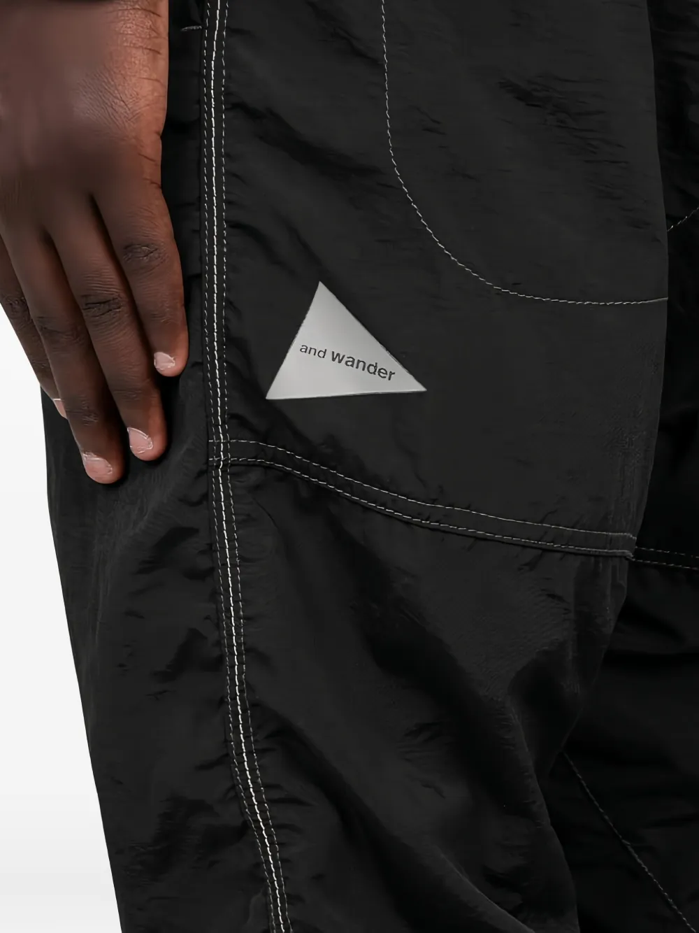 and Wander Taffeta broek Zwart