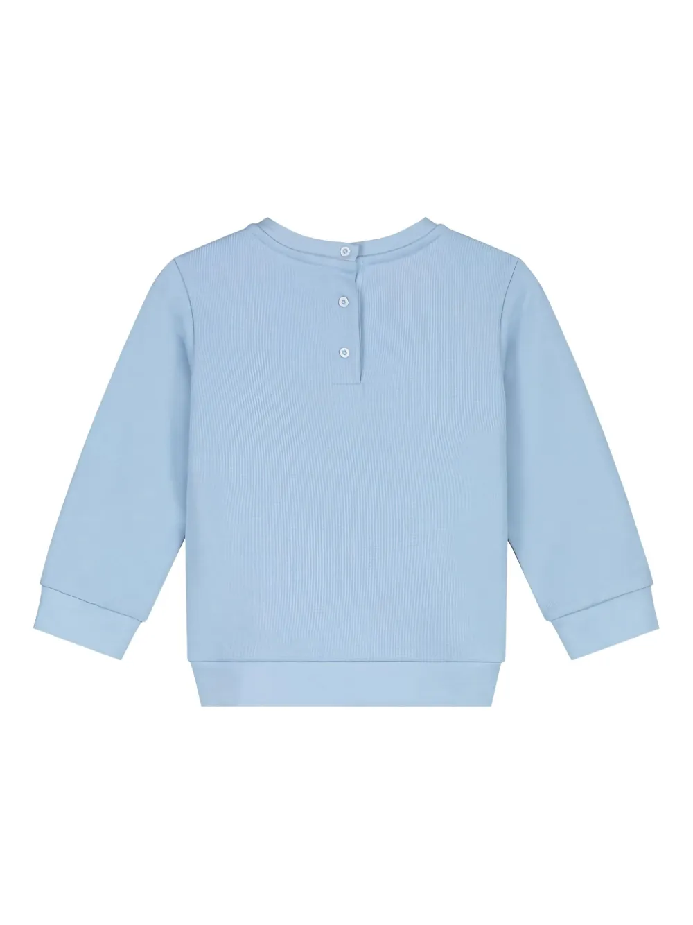 FENDI logo-embroidered sweatshirt Blauw