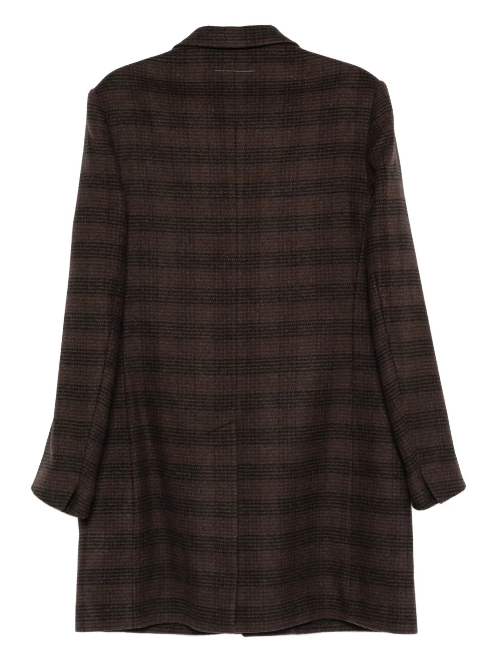 MM6 Maison Margiela Geruite jas Bruin