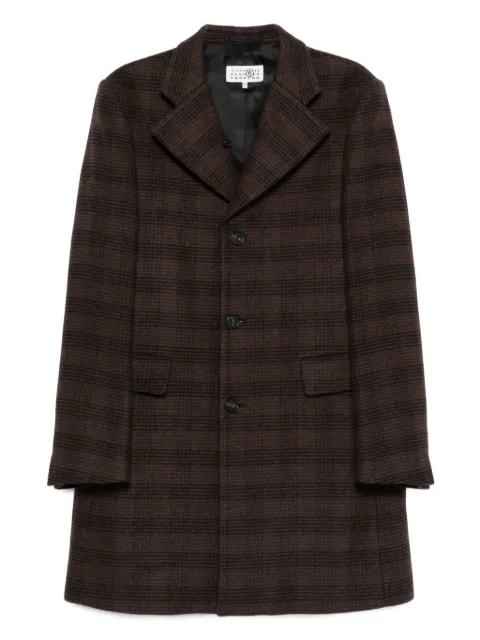 MM6 Maison Margiela checkered coat