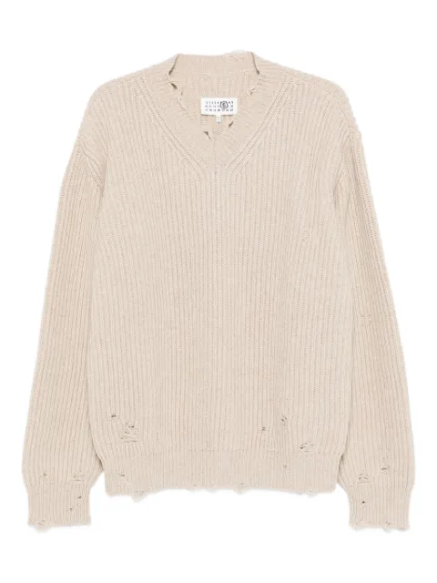 MM6 Maison Margiela v-neck sweater