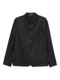 Barena button-fastening patch-pocket jacket - Grey